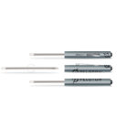 Metallic Gray Handle Reversible Blade Pocket Screwdriver